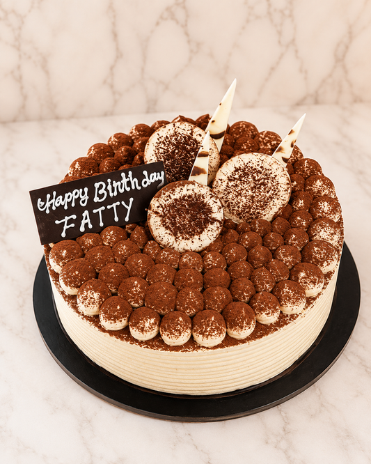 Classic Tiramisu Celebration Cake