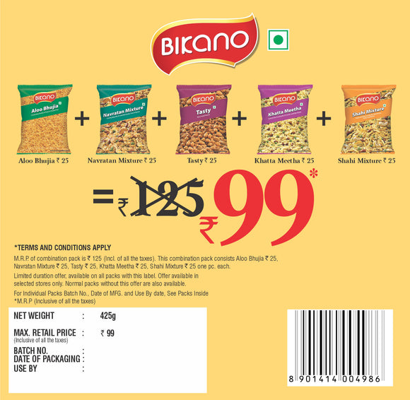 Bikano Namkeen Combi MRP -99
