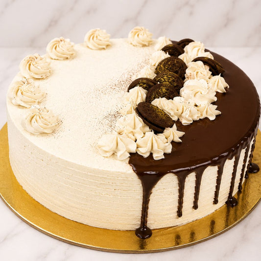 Yellow Rose Drip Tier Cake