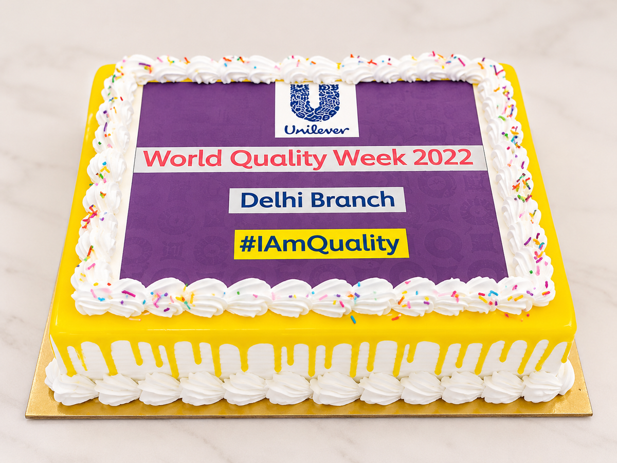 Corporate Event Photo Cake