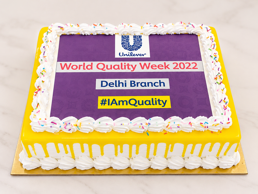 Corporate Event Photo Cake