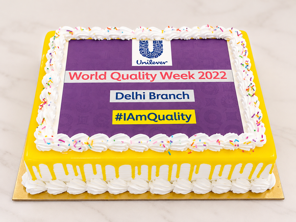 Corporate Event Photo Cake