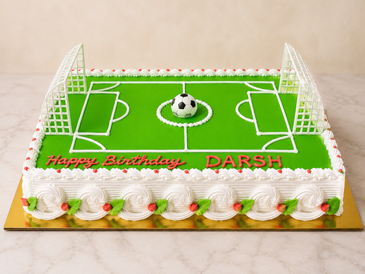 Cricket Pitch Cake