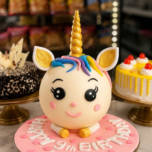 Cute Unicorn Pinata Cake