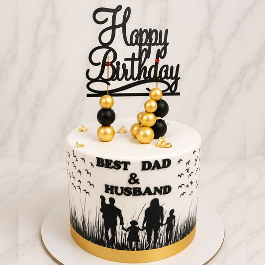 Dad Husband Birthday Cake