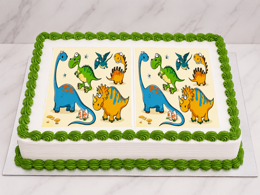 Dinosaur Theme Cake