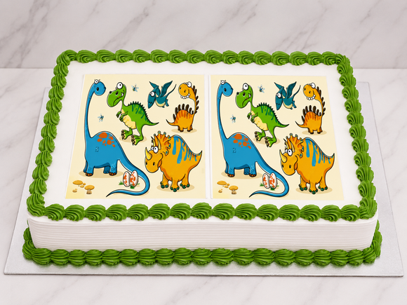Dinosaur Theme Cake