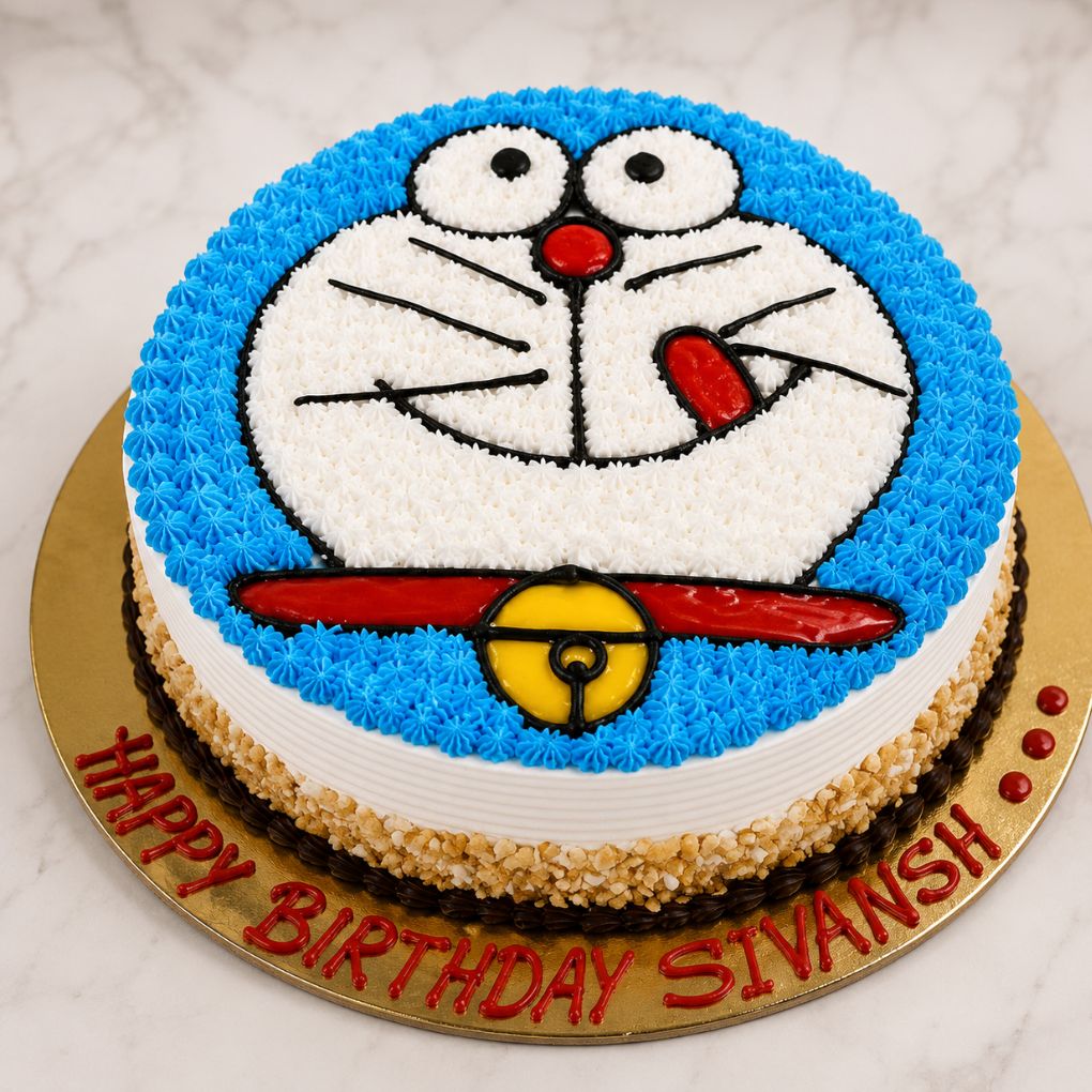 Doraemon Cartoon Theme Cake 2