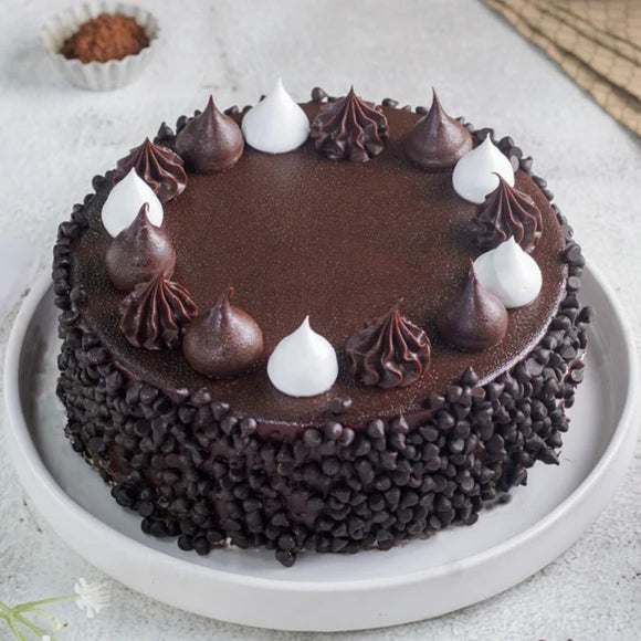 Dry Chocolate chocochip Cake