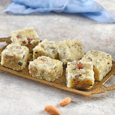 Coconut Dry Fruit Burfi