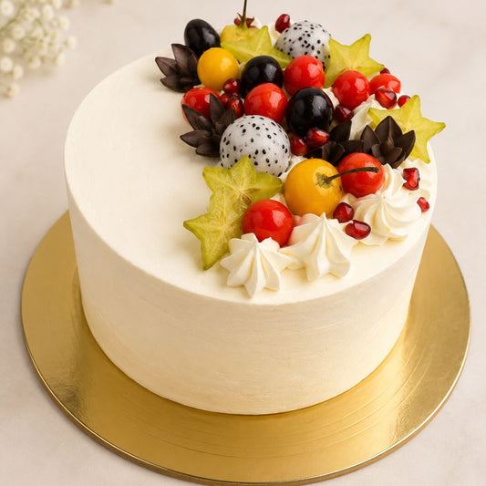 Yellow Rose Drip Tier Cake
