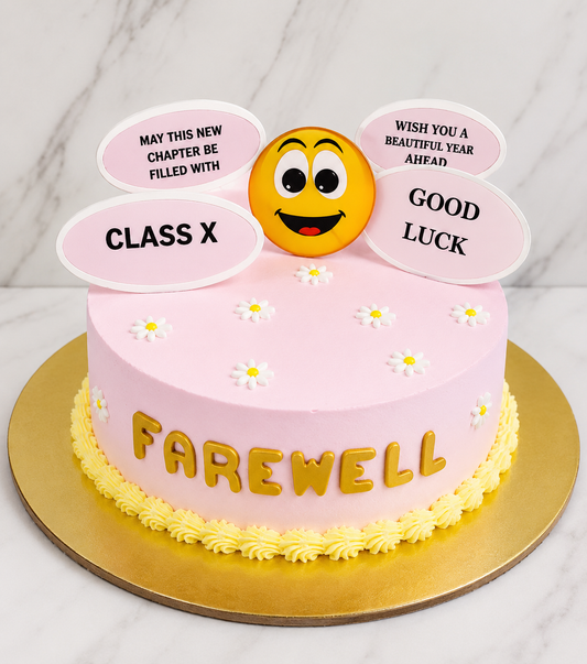 Farewell & Good Luck Theme Cake