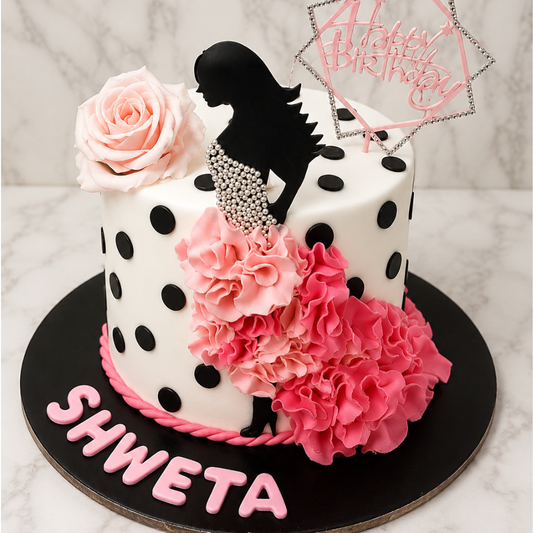 Fashion Diva Birthday Cake