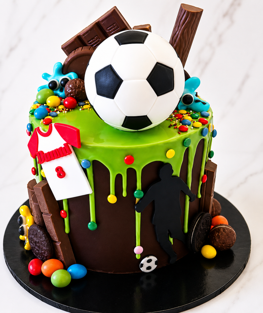 Football Drip Designer Cake