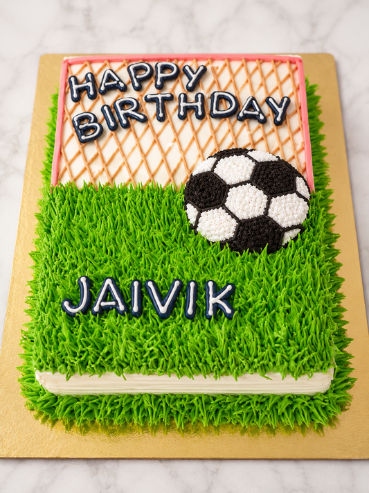 Football Field Birthday Cake