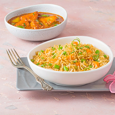 Fried Rice with Chilli Paneer