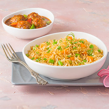 Fried Rice With Manchurian