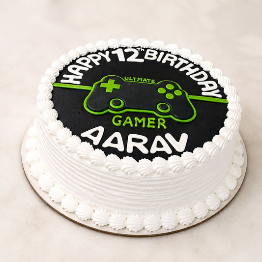 Gamer Theme Birthday Cake