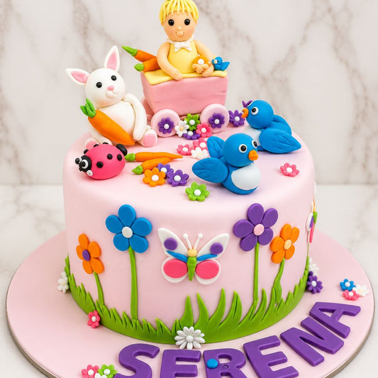 Garden Fairy Kids Cake