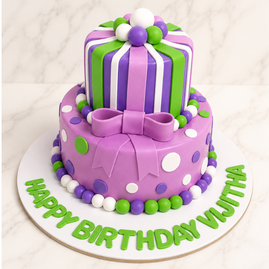 Gift BoxTheme Birthday Cake