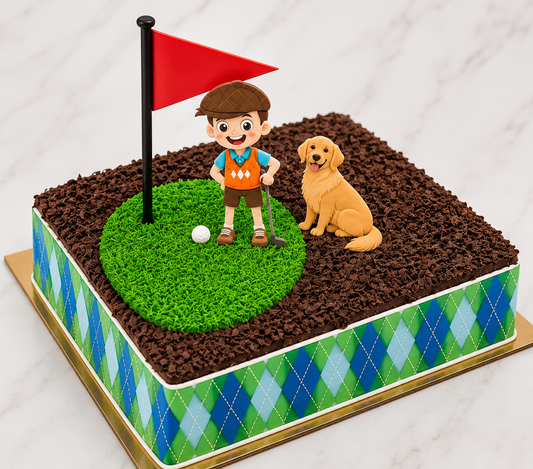 Golf Theme Cake