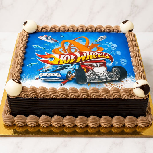 Hot Wheels Racing Theme Cake