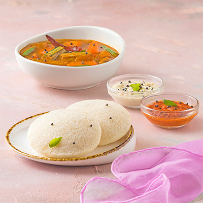 Idli Sambhar 2 Pcs
