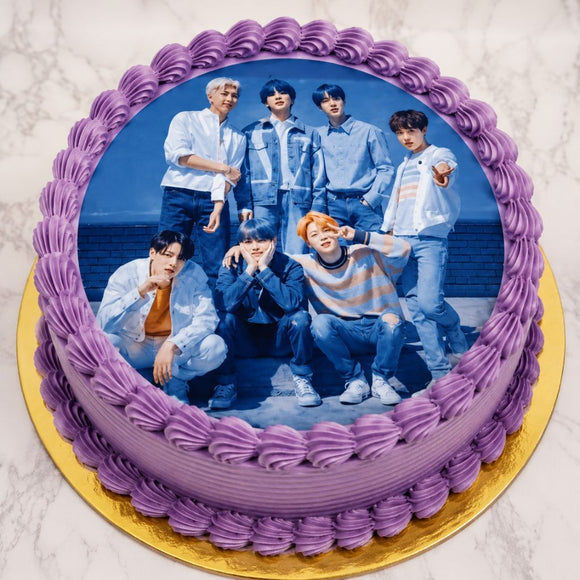 K-Pop Photo Theme Cake
