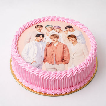 K-Pop Photo Theme Cake 1