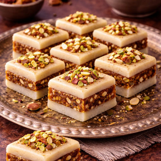 Kaju Anjeer Burfi