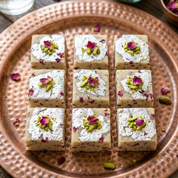 Kaju Rose Burfi
