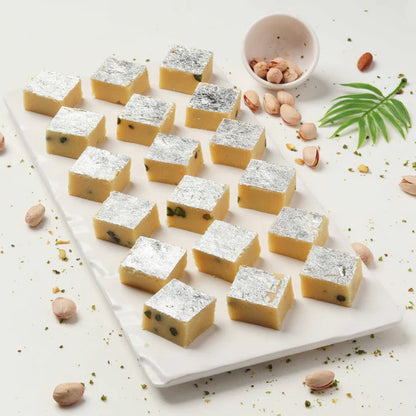 Khoya Pista Burfi