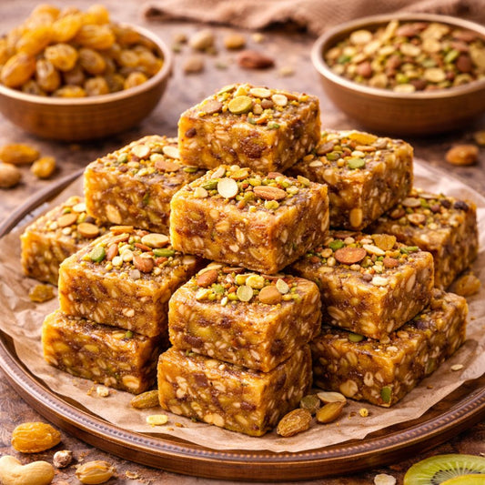 Kishmish Dry Fruit Burfi No Added Sugar