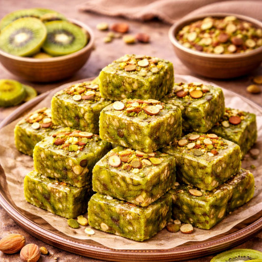 Kiwi Dry Fruit Burfi No Added Sugar