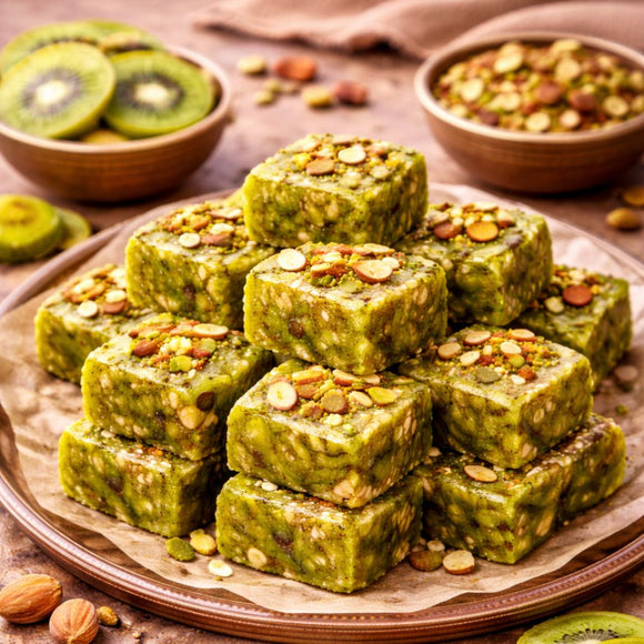 Kiwi Dry Fruit Burfi No Added Sugar
