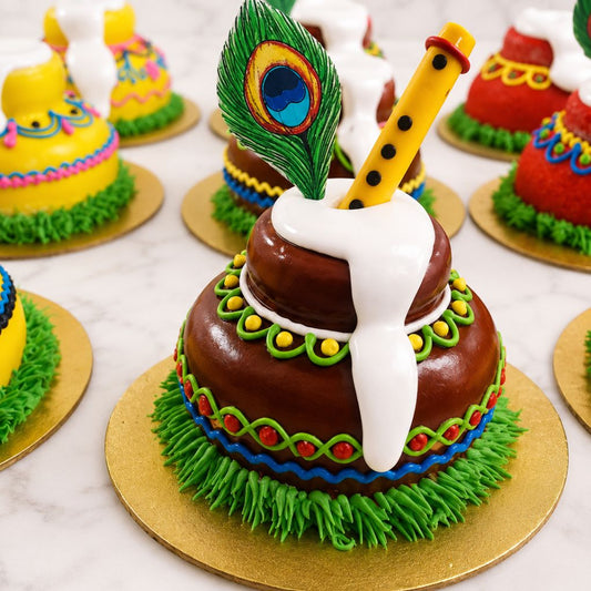 Yellow Rose Drip Tier Cake