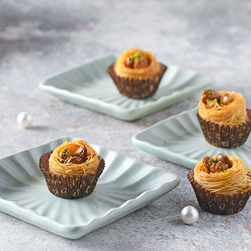 Kunafa Almond Nest