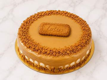 Lotus Biscoff Caramel Cake