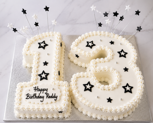 Lucky 13 Number Cake