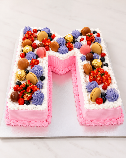 Luxury Alphabet M Cake