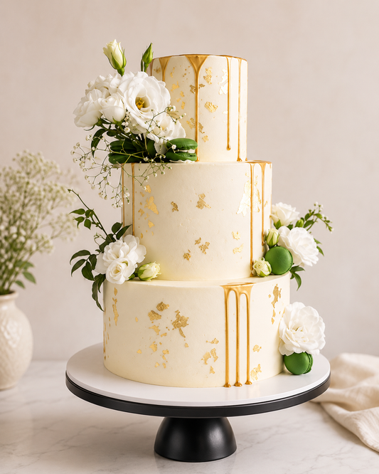 Luxury Floral Wedding Cake