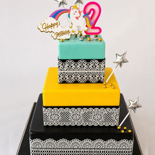 Luxury Unicorn Tier Cake