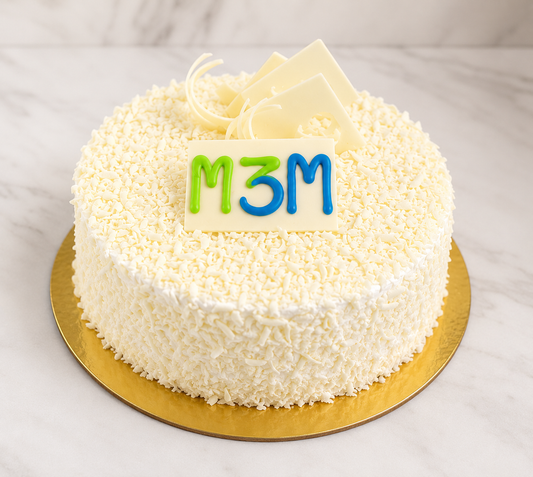 M3M White Chocolate Celebration Cake