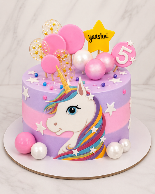 Magical Unicorn Birthday Cake