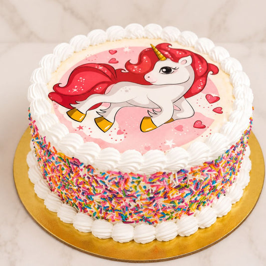 Magical Unicorn Sprinkle Cake
