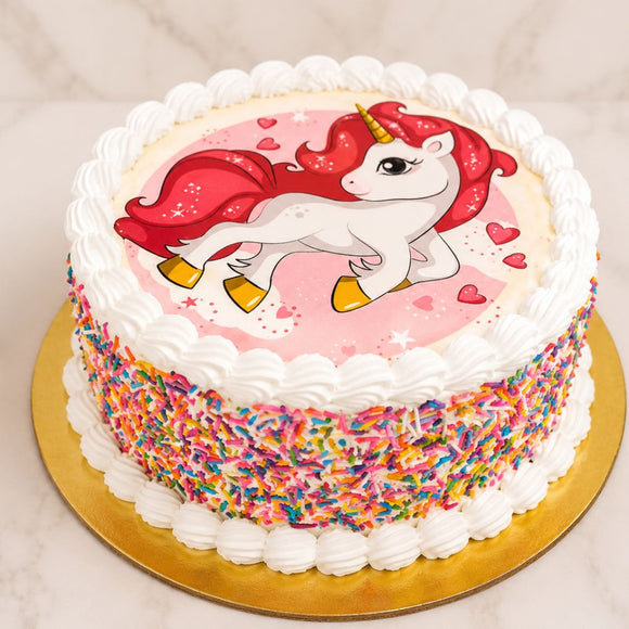 Magical Unicorn Sprinkle Cake