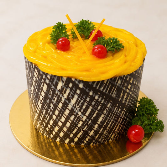 Mango Chocolate Wrap Cake