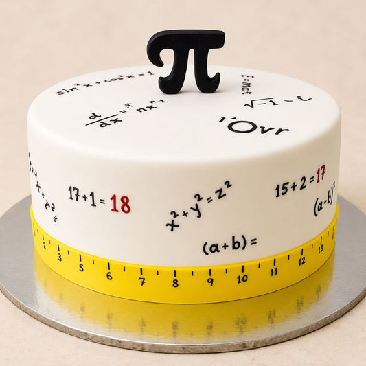 Mathematics Pi Theme Cake