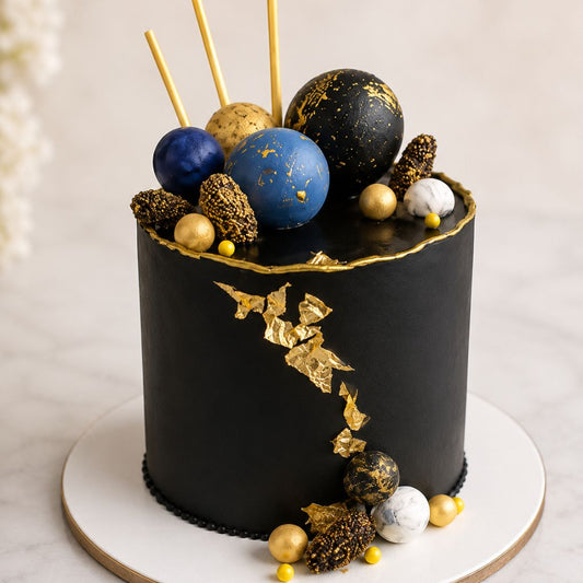 Midnight Galaxy Luxury Cake
