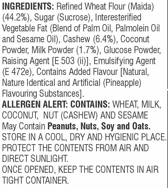 Baked Del Milk Kaju Cookies